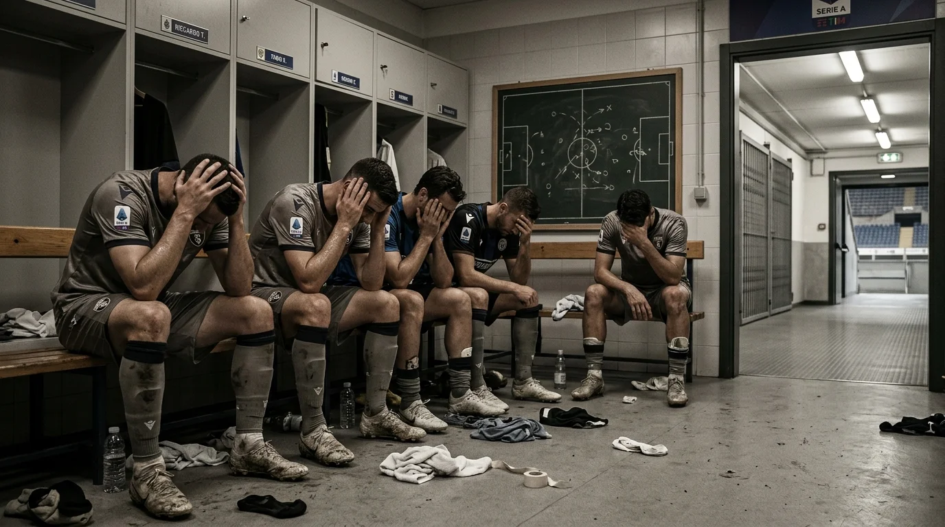 Futbolistas italianos en banquillo durante investigación de apuestas ilegales